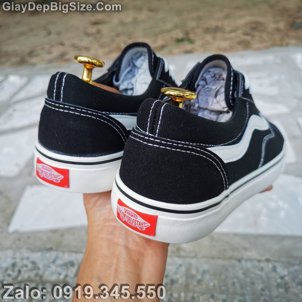 Giày vải thể thao big size cỡ lớn EU:44-45 cho nam chân to. Large size men's canvas shoes, vans shoes for big feet.