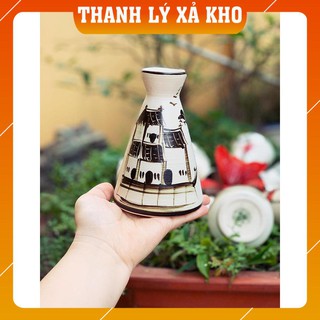 ( SIÊU ĐỈNH - LỌ GỐM MINI HOT) BÌNH LỌ HOA GỐM SỨ DECOR SIÊU HOT