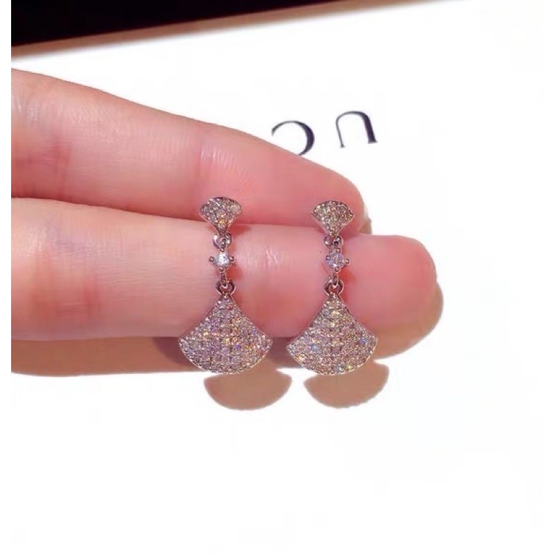 Khuyên tai mạ bạc 925 cao cấp thời trang