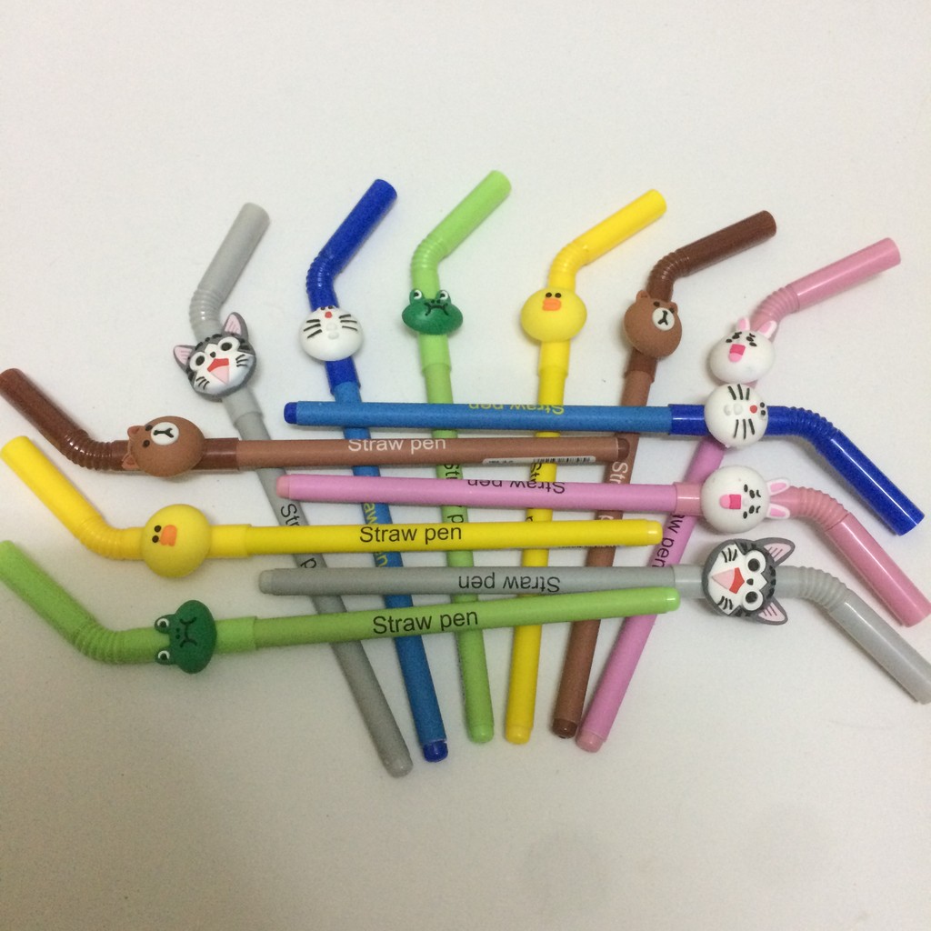 Bút nước hình ống hút