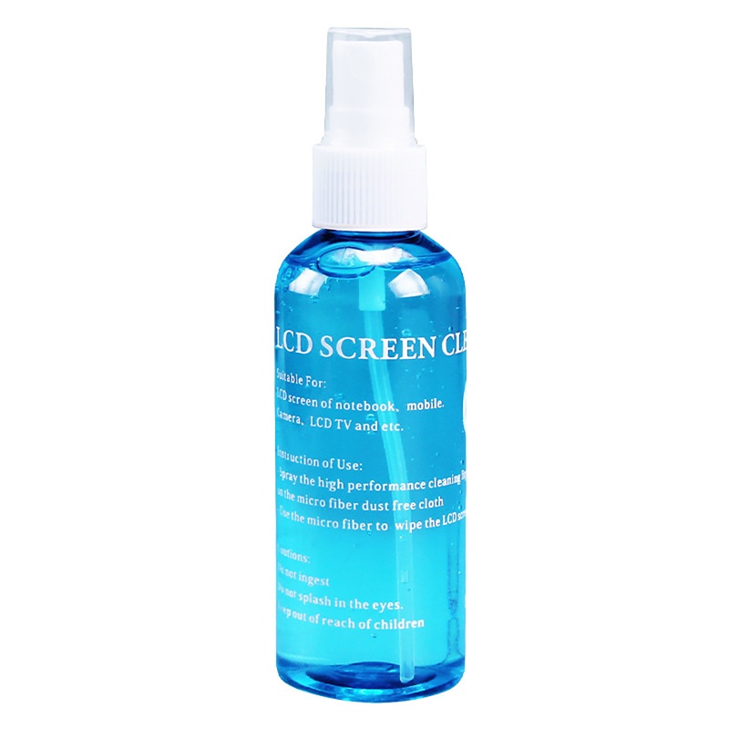 Bộ 3 Dụng Cụ Vệ Sinh Màn Hình Laptop/ Điện Thoại/ Pad/Mắt Kính/ Đồ Gia Dụng Kèm Bình Xịt + Cọ Vệ Sinh Tiện Dụng