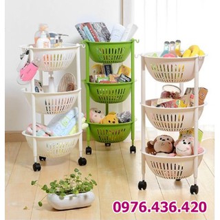 Kệ 3 tầng tròn