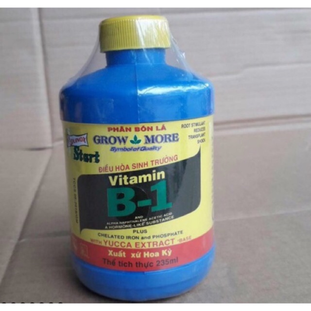 PHÂN BÓN LÁ VITAMIN B1 GROWMORE MĨ 235ML