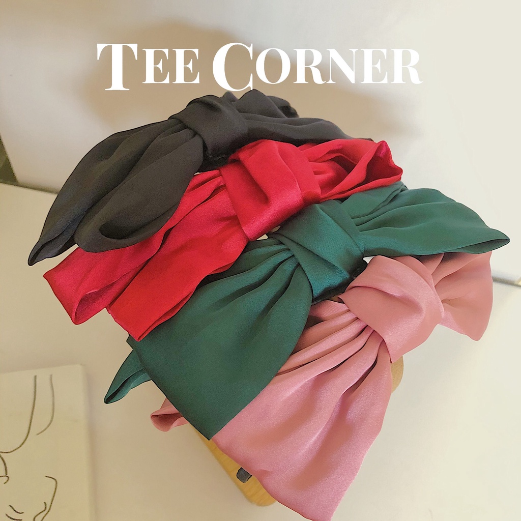 Băng Đô  Cài Tóc Nơ Lớn Tiểu Thư