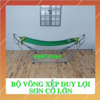 BỘ VÕNG XẾP DUY LỢI THÉP SƠN CỠ LỚN GỒM KHUNG+VÕNG