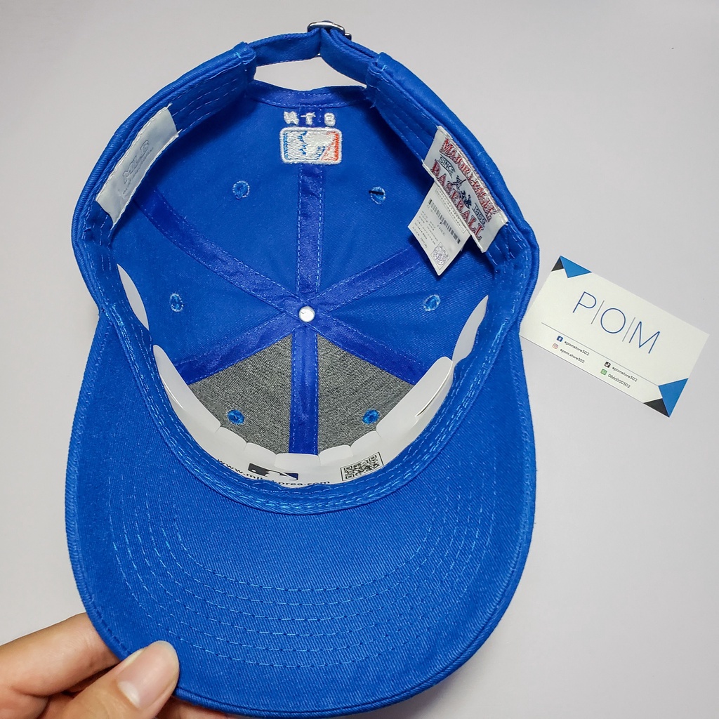 Mũ lưỡi trai M.L.B mũ LA Ball Cap Xanh Dương nón lưỡi trai LA - Pom Store