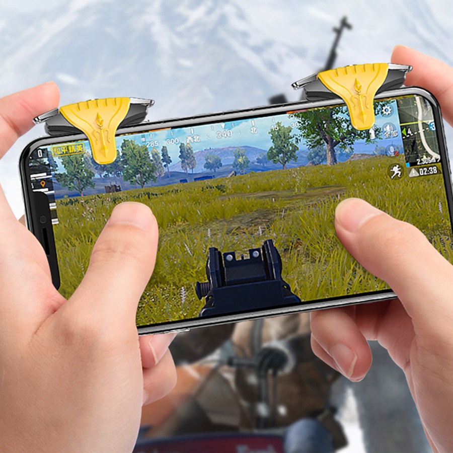 Nút bắn Pubg F01 - Bộ nút bấm cơ chơi game đa năng Free Fire - Tăng độ chính xác