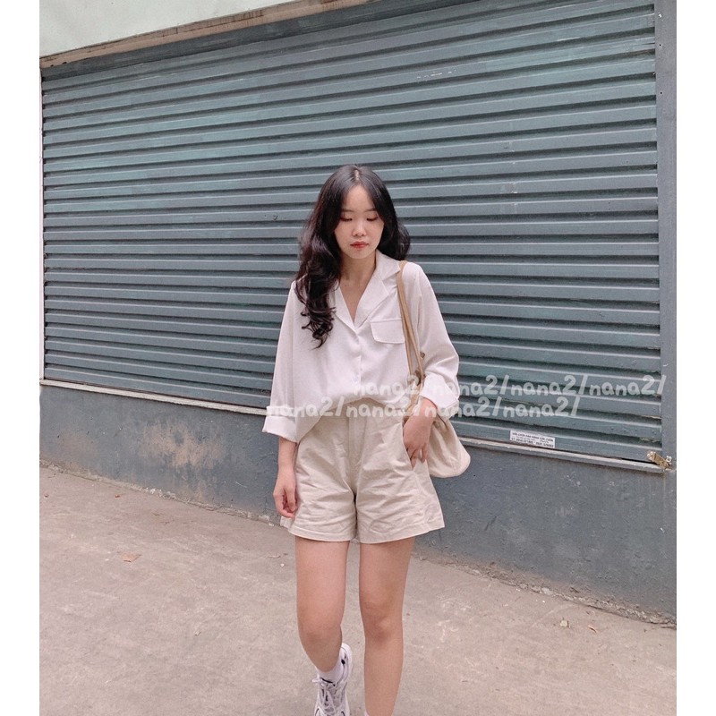Quần short kaki thô Nana21 Nanastore21