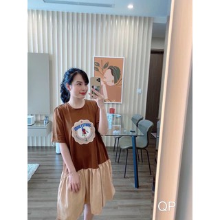Váy cotton suông đuôi cá