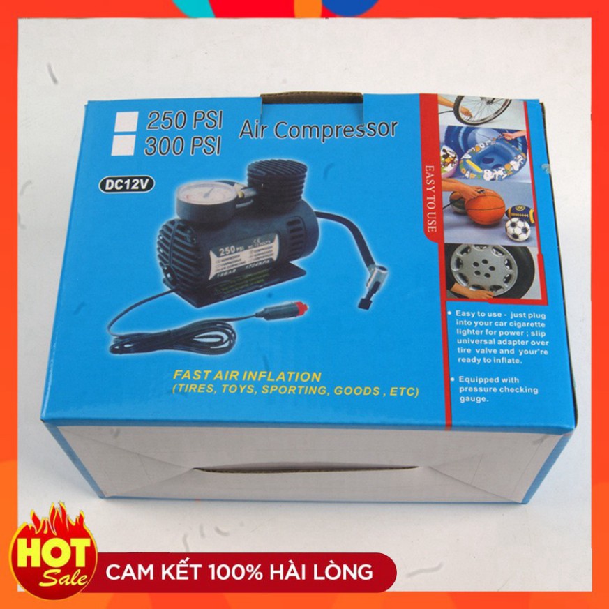 Máy bơm hơi hồ bơi, bóng, lốp xe đạp, xe máy nguồn điện 12v cổng tẩu thuốc trên xe oto
