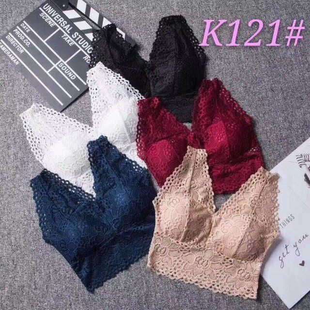&quot;Siêu hot&quot; Bra ren hoa cao cấp siêu chảnh K121 ren dày đẹp