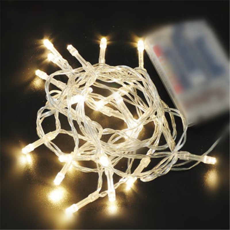 Dây đèn Led trang trí siêu sáng dài 5m/10m dùng pin + Tặng kèm pin