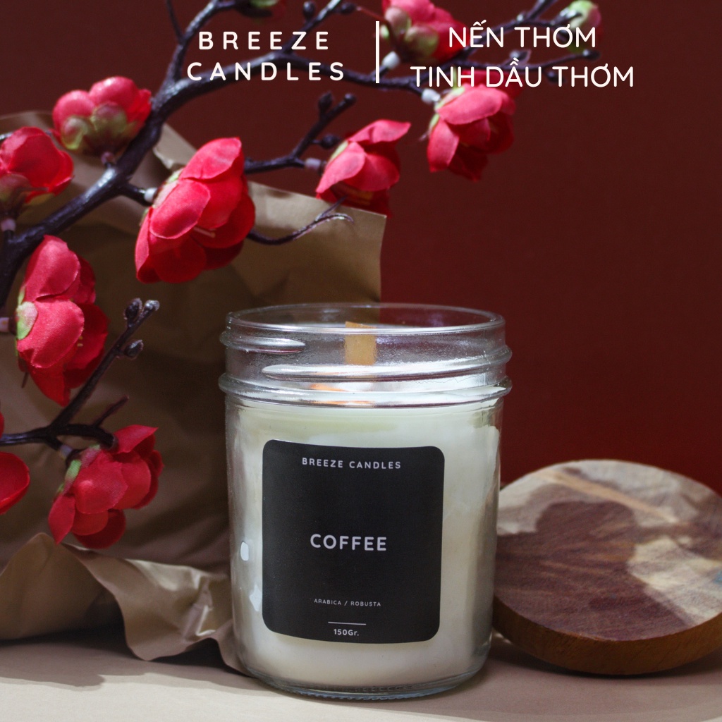 Nến thơm thiên nhiên hương cà phê ấm áp - COFFEE - 150gr