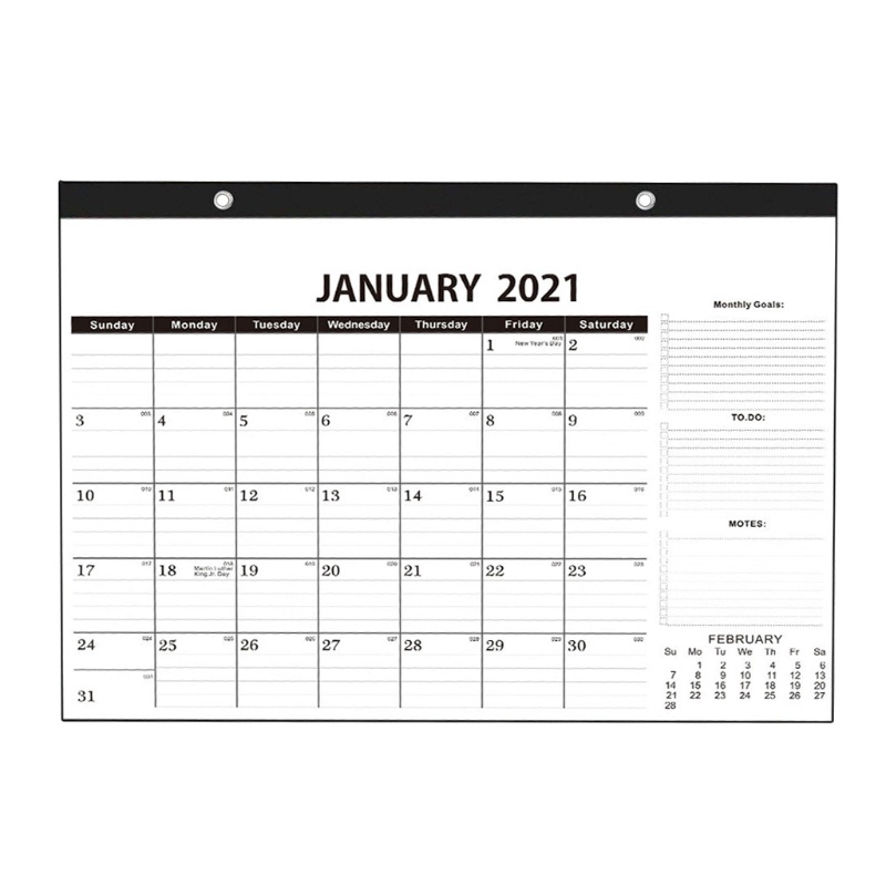 Lịch Lên Kế Hoạch Hàng Ngày WMMB 2021 Treo Tường
