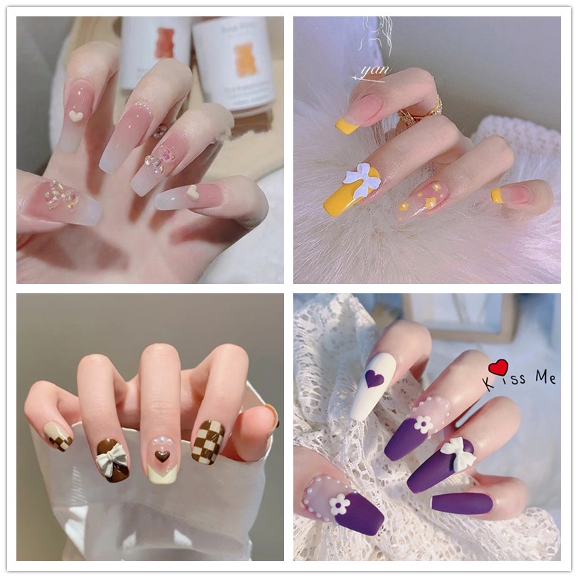 Móng Tay Giả 3d Trang Trí Chất Lượng Cao