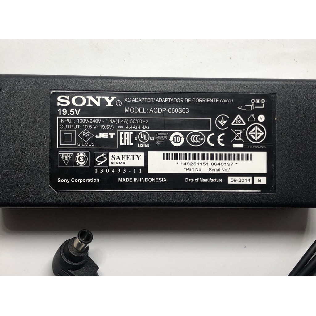 ADAPTER TIVI SONY 19.5V 4.4A CHÍNH HÃNG