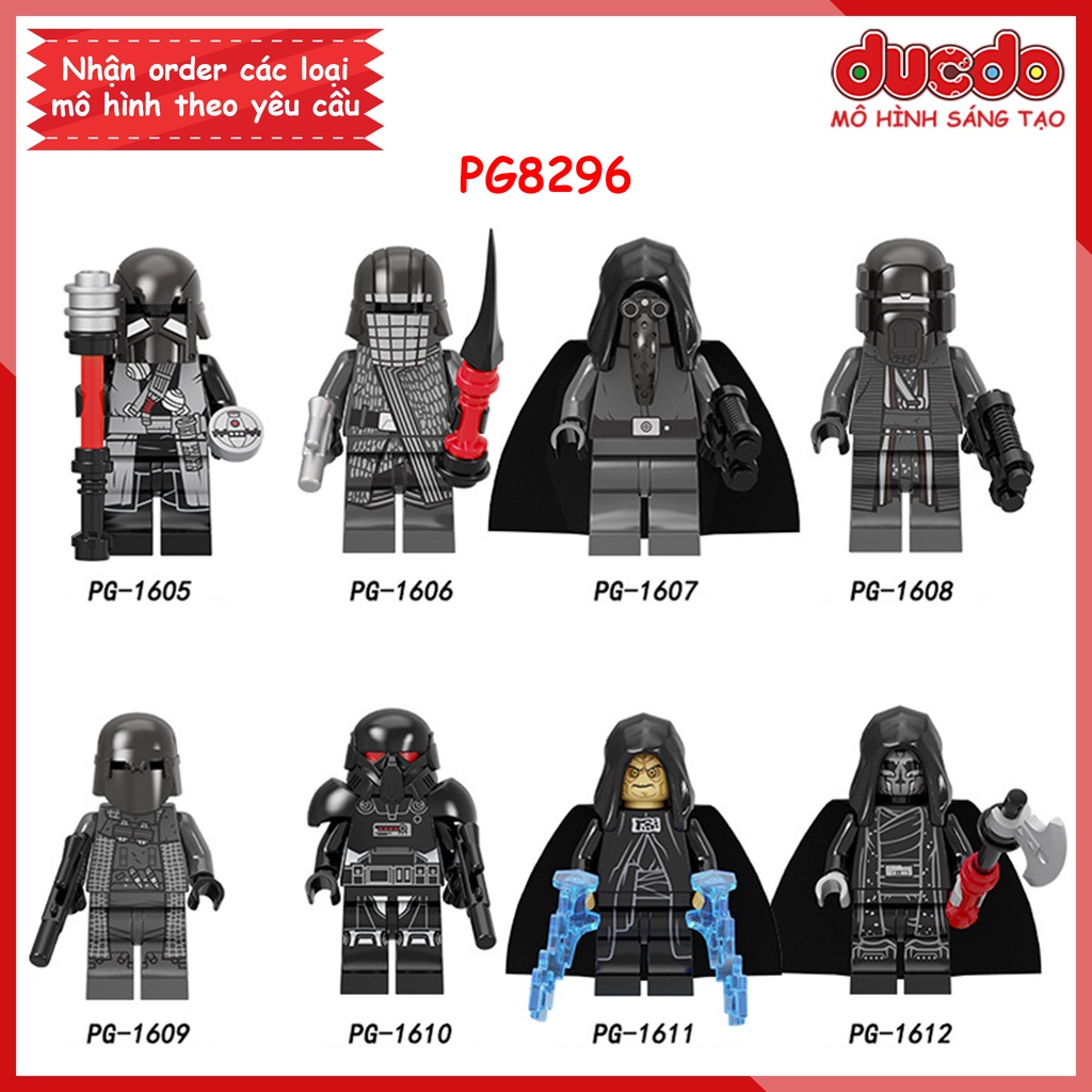 Minifigures nhân vật Chiến tranh giữa các vì sao Samurai Knights Of Ren - Đồ chơi Lắp ghép Xếp hình Mô hình POGO PG8296