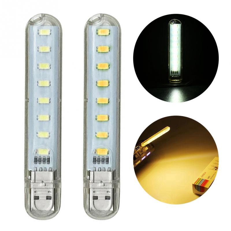 Đèn Led 8 bóng siêu sáng hỗ trợ cổng Usb chất lượng cao