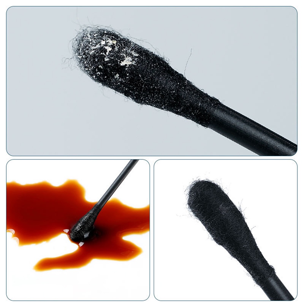 Hộp Tăm Bông Hai Đầu Bằng Nhựa Qipin Sử Dụng Một Lần