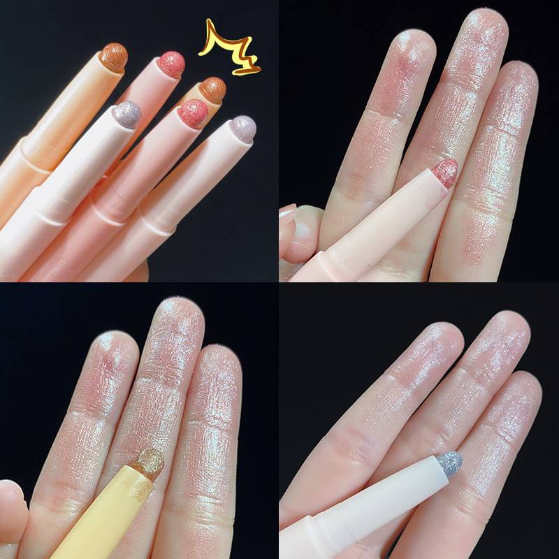 [Hàng mới về] Bút trang điểm mắt bắt sáng màu nhũ lì lâu trôi quyến rũ thời trang