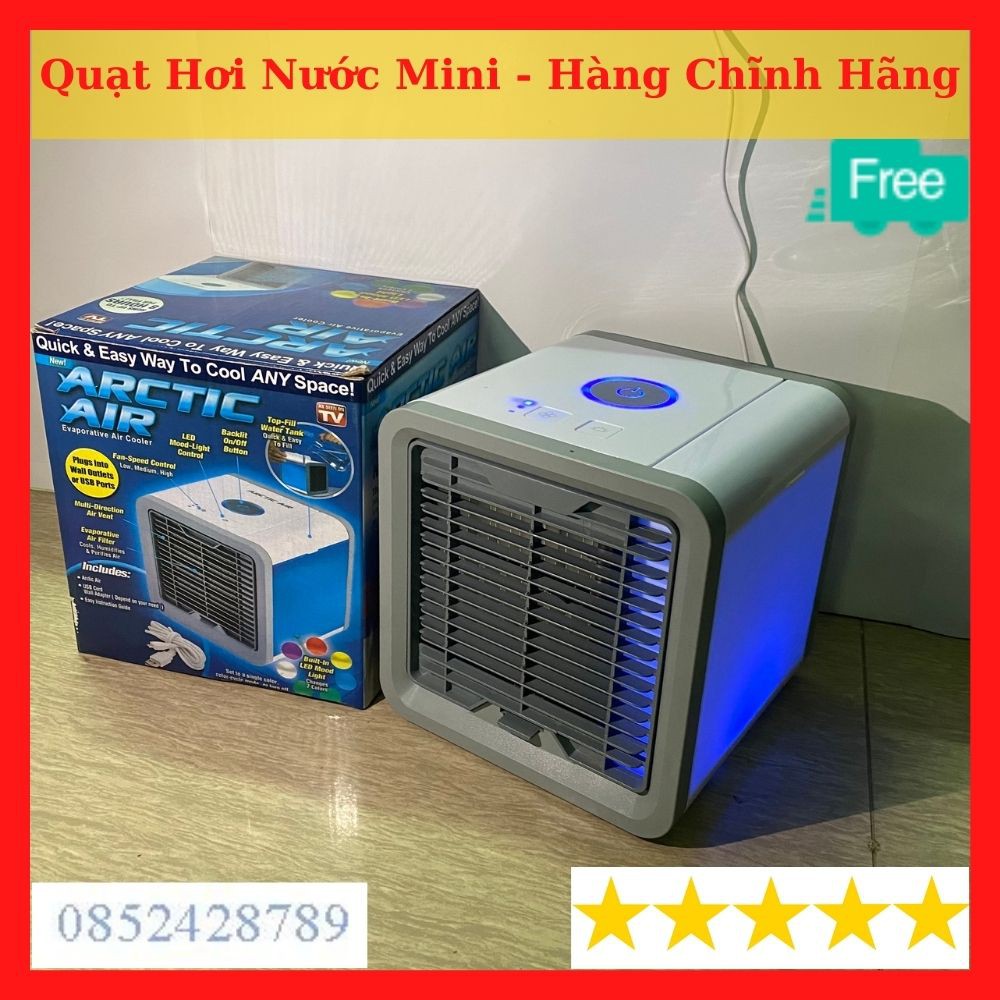 Quạt Hơi Nước Mini - Quạt Để Bàn - Quạt Mini Để Bàn Làm Việc - Hàng Chính Hãng- Bảo Hành 12 Tháng