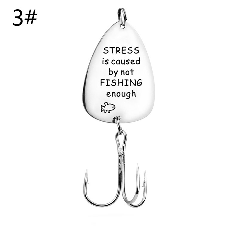 Móc Câu Cá Bằng Thép Không Gỉ Khắc Chữ You are the greatest Catch of My Life