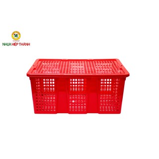 SÓNG NHỰA  VUÔNG CÓ NẮP 200 HIỆP THÀNH-Kích thước (mm): 538 x 380 x H 234