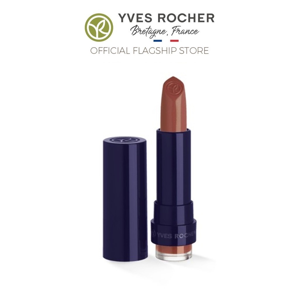 Son Môi Yves Rocher Rouge Vertige Brilliant Satin Lipstick 35 Pink Tea - 3.7g