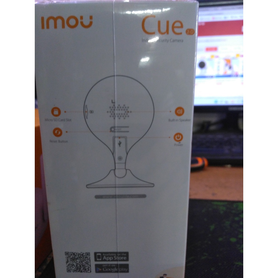 Camera wifi IMOU Cue 2D IPC-C22SP - D, độ phân giải 2 megapixel- full HD, giám sát thông minh phát hiện người bằng AI