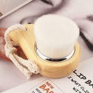 Cọ rửa mặt cán gỗ Hàn Quốc