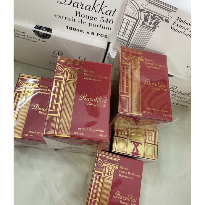 Nước hoa unisex Barakkat Rouge 540 Extrait De Parfum 100ml