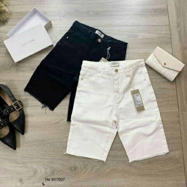 [Mã SMA071008 hoàn 10K xu đơn 0Đ] Quần Short Jean Rách Gối co giãn 4 chiều