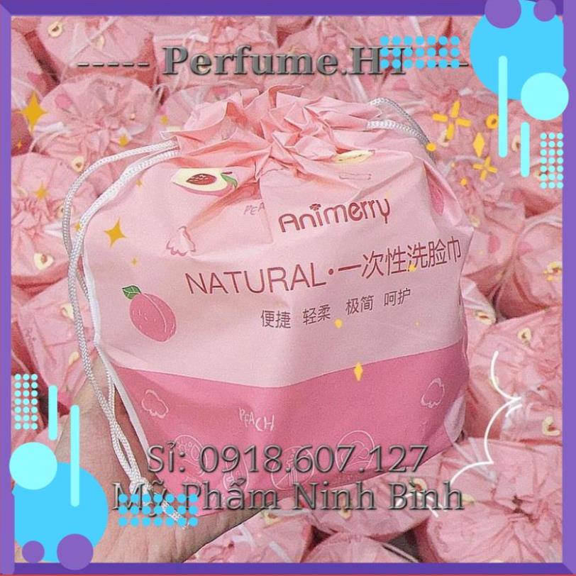 Khăn Tẩy Trang ANIMERRY Dạng Cuộn 2m Bịch Hồng