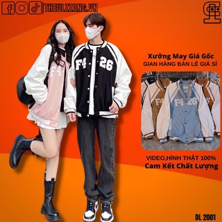 Áo Khoác Bomber Jackets Nam Nữ Kaki 2 Lớp Chất Siêu Đẹp Áo Khoác Đôi Nam Nữ FANTU - AK1035