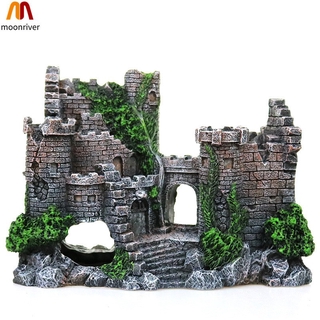 Đồ Trang Trí Hồ Cá Hình Lâu Đài