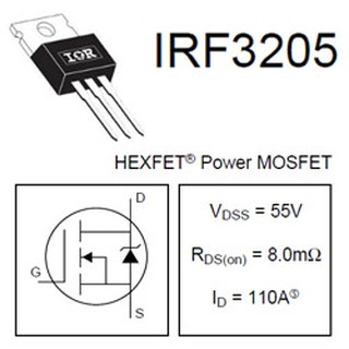 MỘT CẶP MOSFET IRF3205