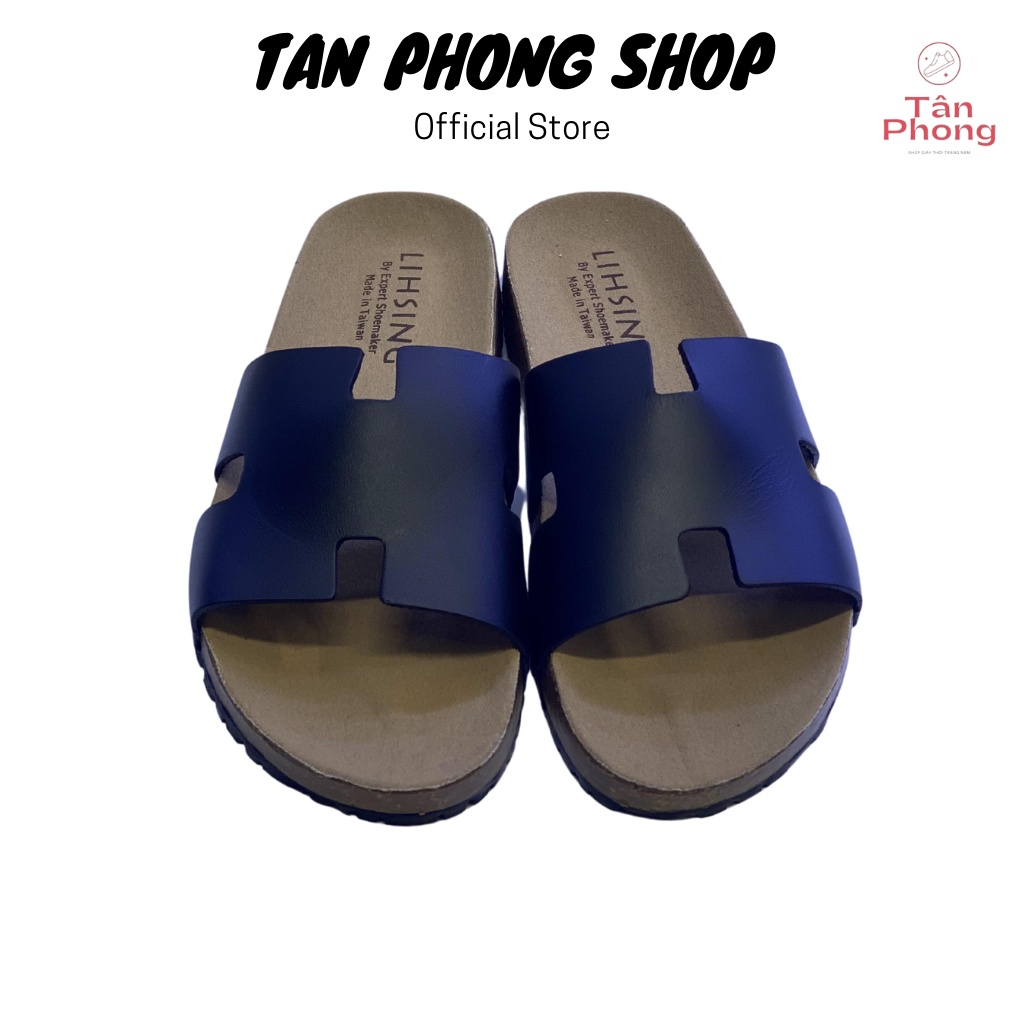 [Da bò thật] Dép chữ H đế trấu