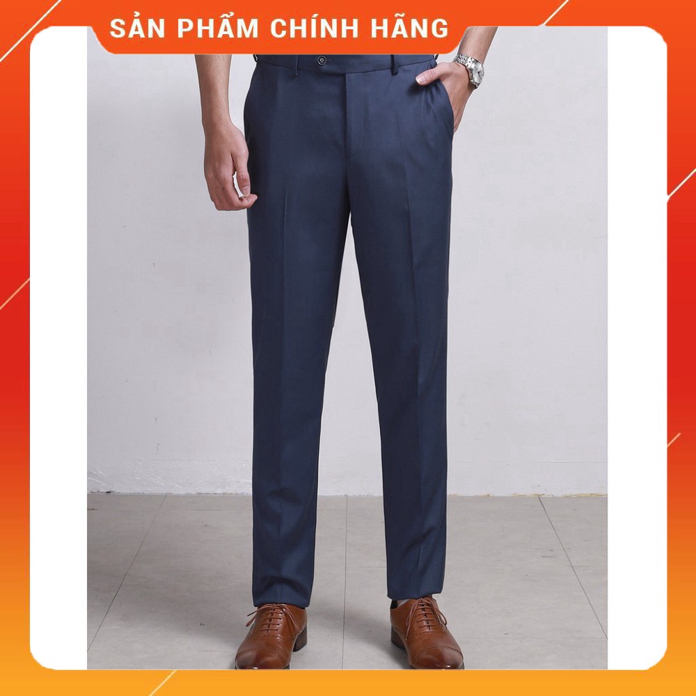 (Thời trang Aristino) Quần âu Nam Regular Fit Aristino ATR00708 màu xanh tím than 51