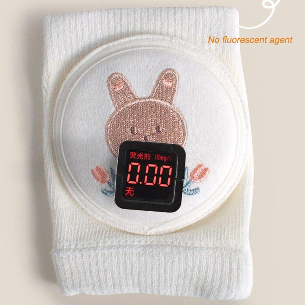Miếng Đệm Bảo Vệ Đầu Gối Bằng Cotton Hình Thỏ Dễ Thương Cho Bé