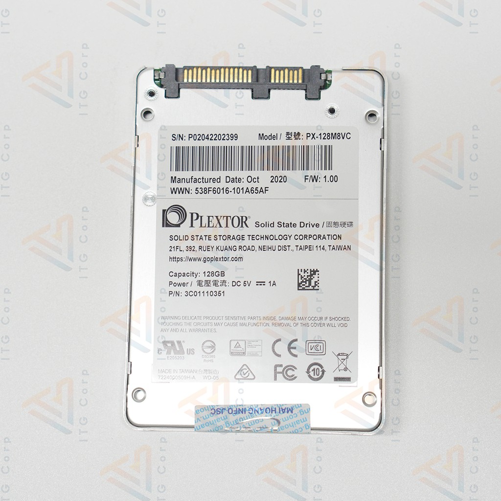 Ổ cứng SSD Plextor PX-256M8VC 128GB Sata III (Hàng Chính Hãng, BH)