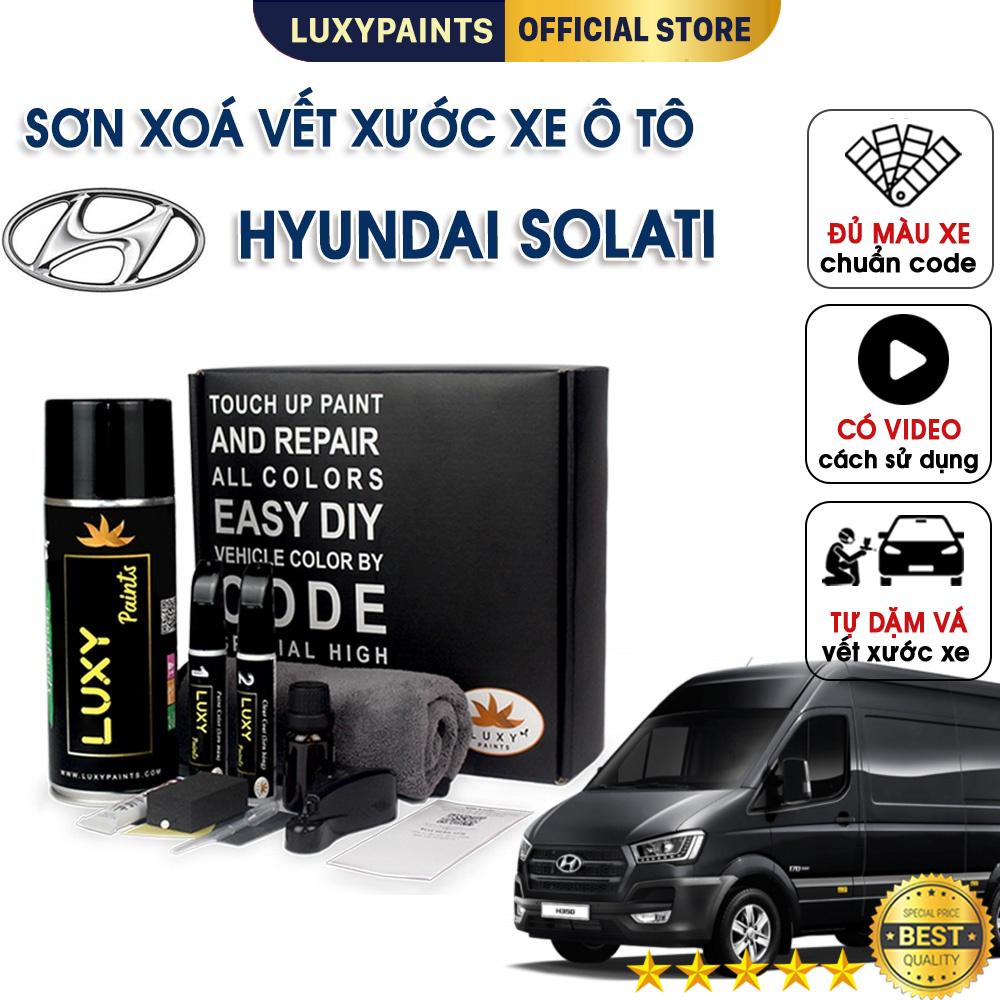 Sơn xóa vết xước xe ô tô Hyundai Solati LUXYPAINTS, màu chuẩn theo Code dễ sử dụng độ bền cao - LP01HYSO