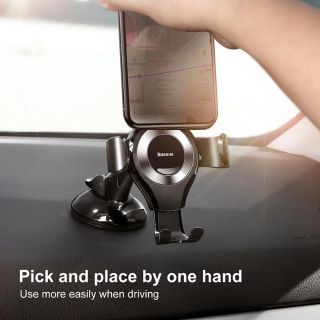 Bộ đế giữ điện thoại trong xe hơi hút chân không Baseus Osculum Type Gravity Car Mount chính hãng