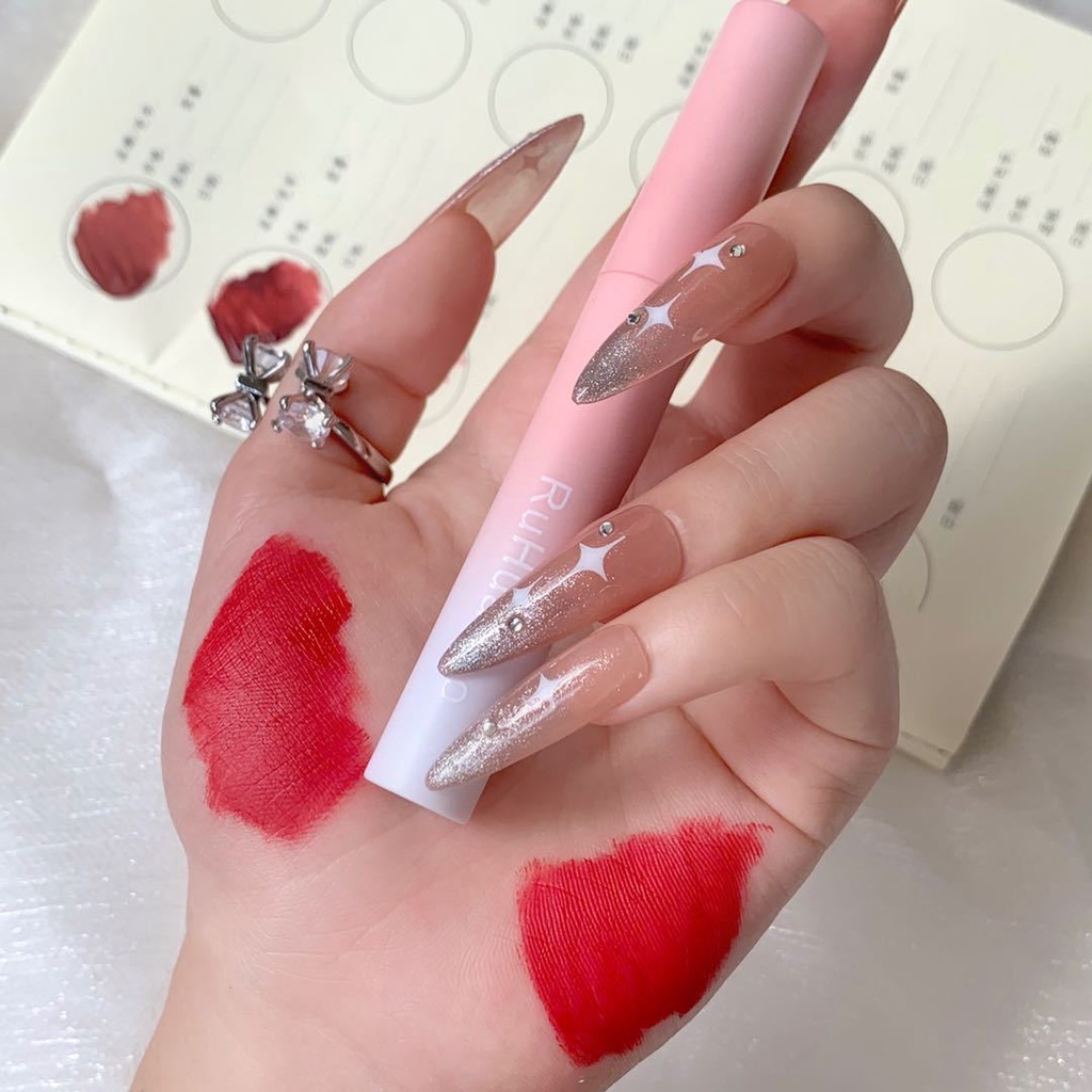 Set 5 Son Kem Lì RUHUATUO Heo Trắng Lè Lưỡi