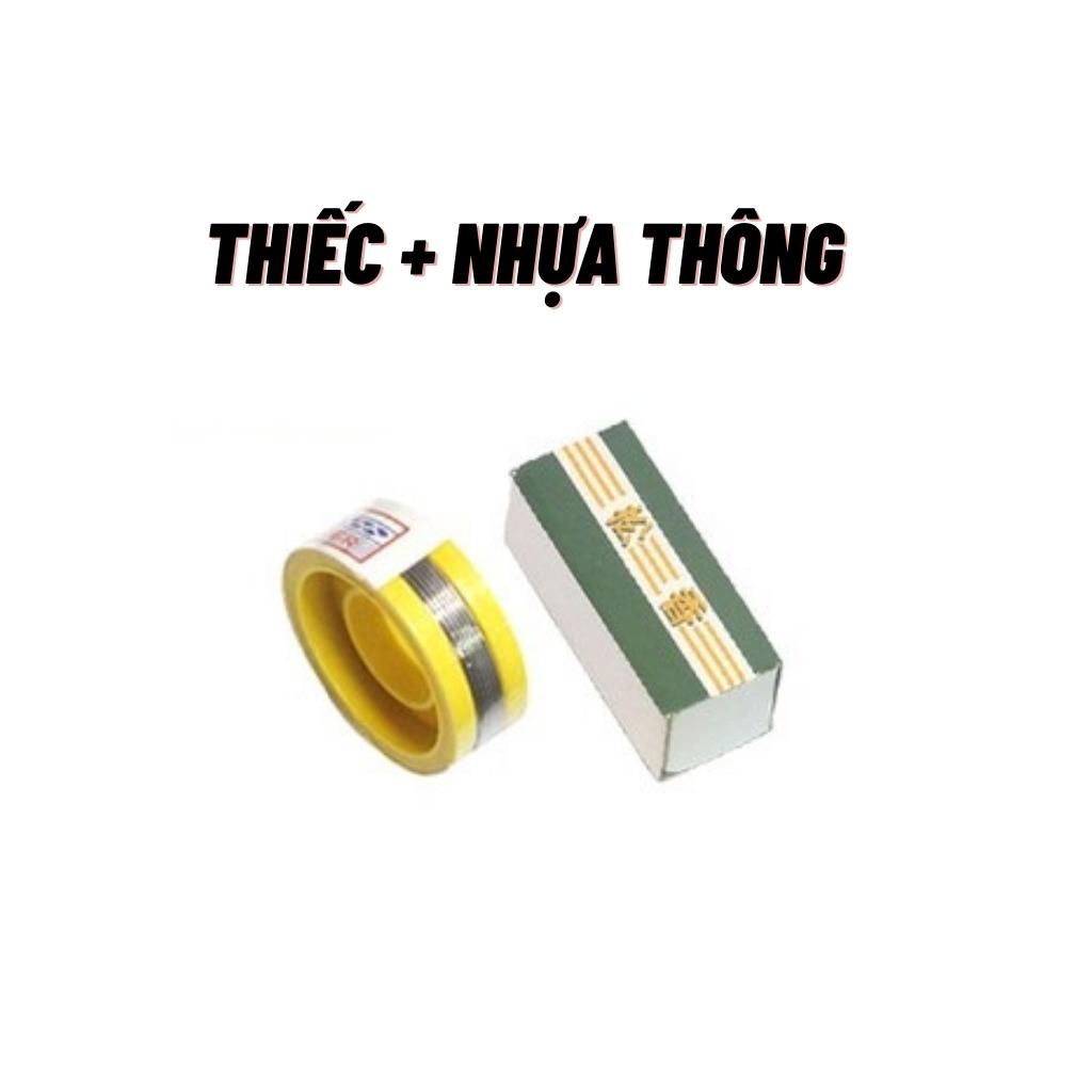 Mỏ hàn thiếc 60W gia nhiệt nhanh chóng tặng cuộn thiếc và nhựa thông