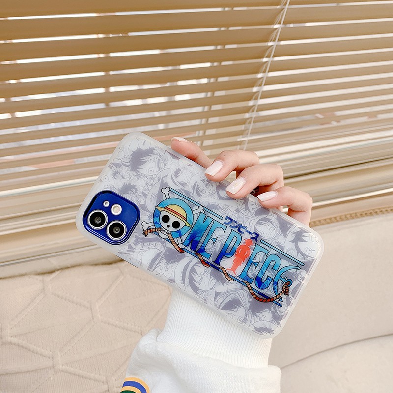 One Piece Luffy áp dụng cho Ốp lưng điện thoại iPhone7 / 8plus 12mini / 11Pro / Max Apple XS / XR mềm