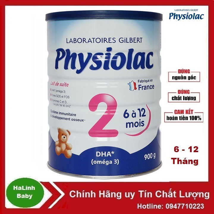 [Mẫu mới] Sữa Physiolac 2 900g ( Date 09/2023 )