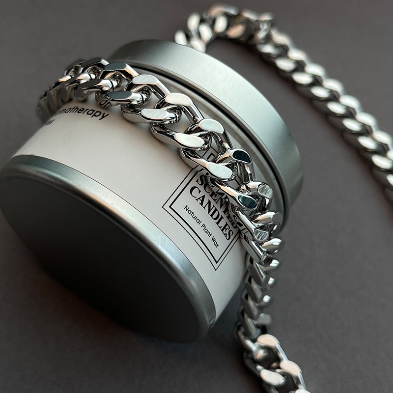 Vòng cổ choker chuỗi dây xích dày phong cách hip hop thời trang cá tính