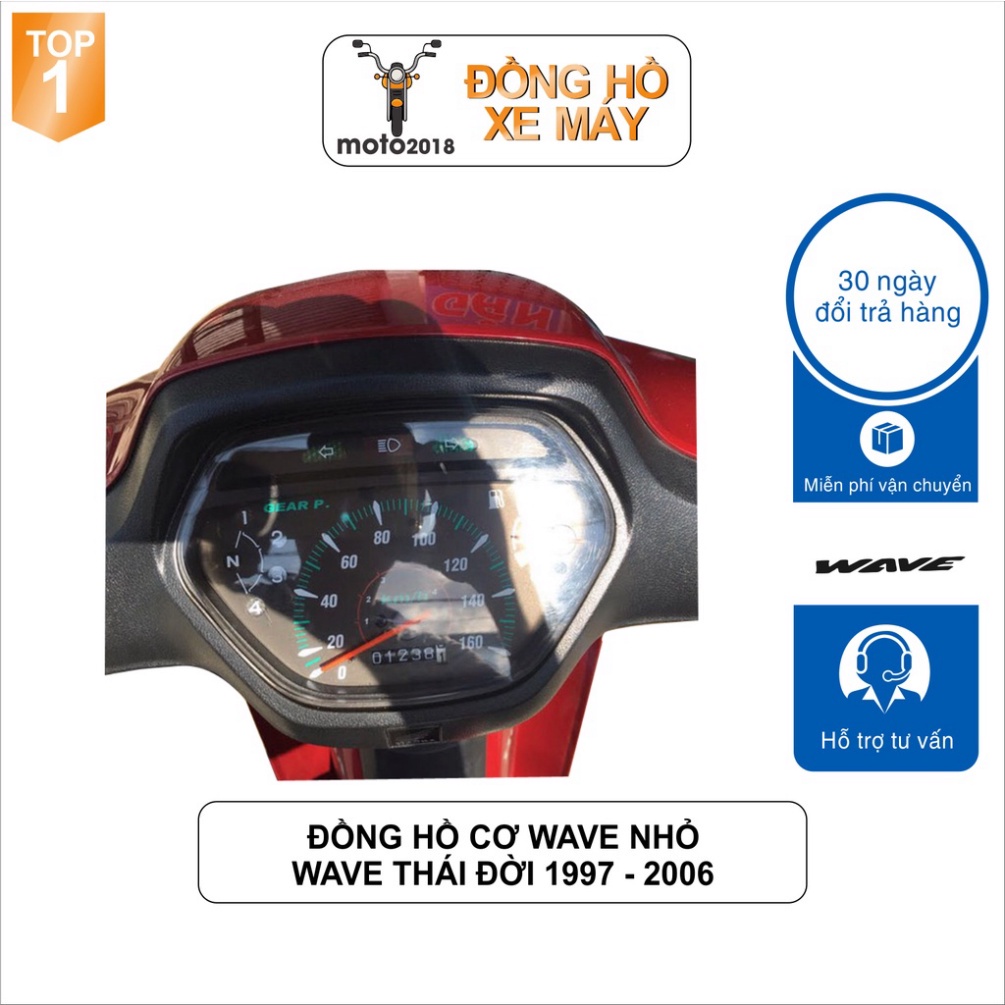 Đồng Hồ Tốc Độ Wave Alpha , Wave ZX , Wave Thái [ HÀNG CAO CẤP ]  Cụm Đồng Hồ  Dành Cho Wave Các Đời