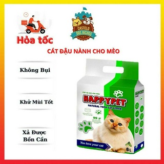 Cát đậu nành TOFU 6L- Cát vệ sinh cho mèo an toàn bảo vệ môi trường xuất xứ Việt Nam