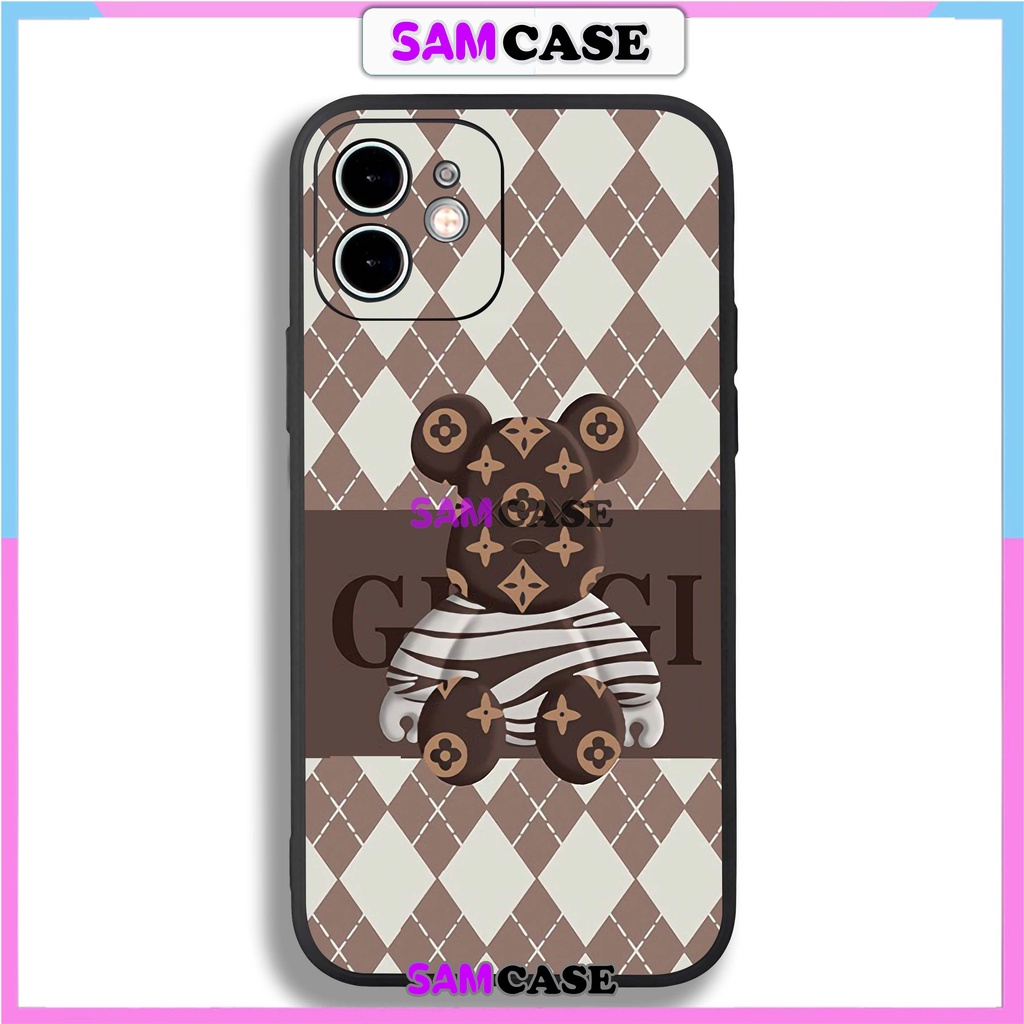 Ốp lưng iPhone Beabrick cạnh viền vuông silicon mềm dẻo bảo vệ camera cho ip 6/6s/7/8/X/XS/XR/11/12/13/14 Pro Plus Max